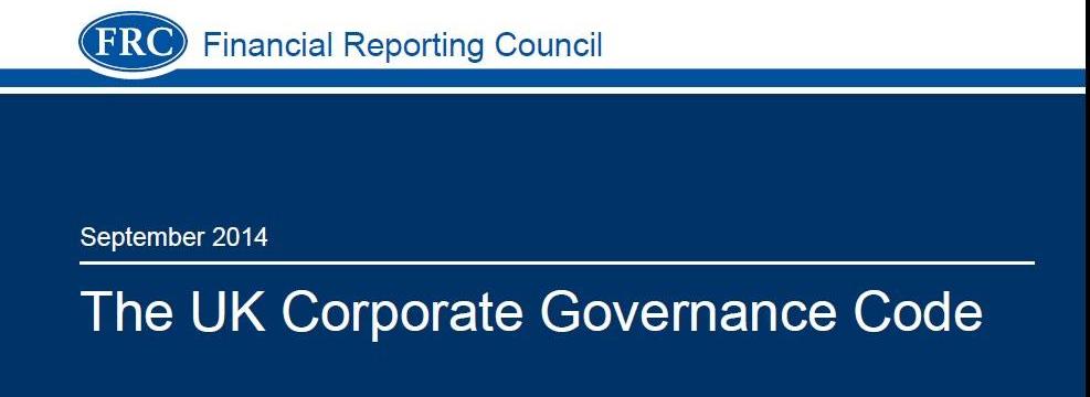 #FRC - FRC Updates UK Corporate Governance Code - Tunstallasc